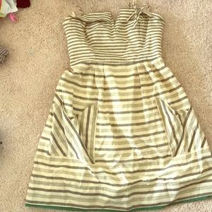 Strapless sun dress ANTHROPOLOGY